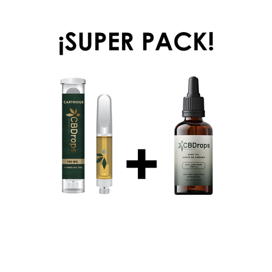 Cartridge Vaporizador 1 ml + Aceite Natural 30 ml